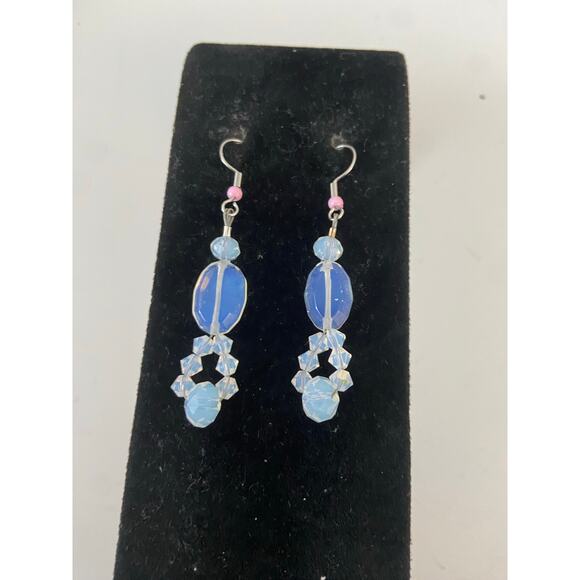 Handmade Opalescent Earrings - Unique and Elegant - Picture 1 of 3